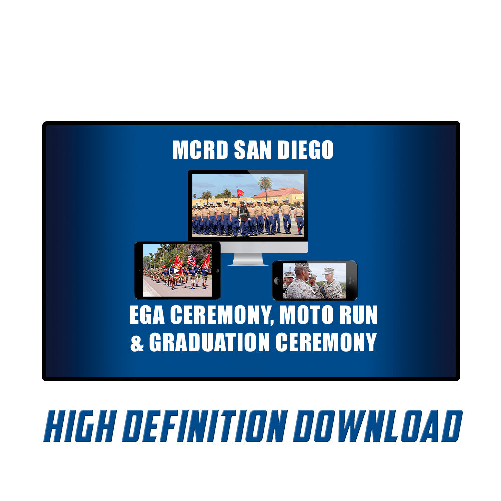 MCRD San Diego Recruit Training Video AVAILABLE STARTING WITH 3/8/24 GRADUATION